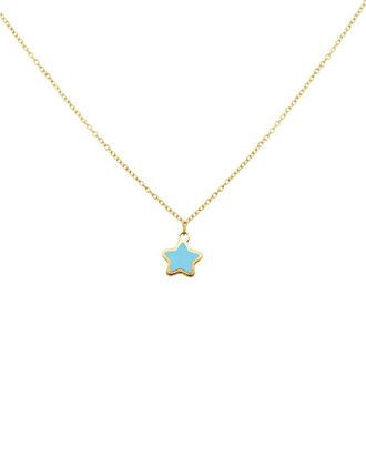 Italian Gold, Inc 14K Turquoise Star Pendant