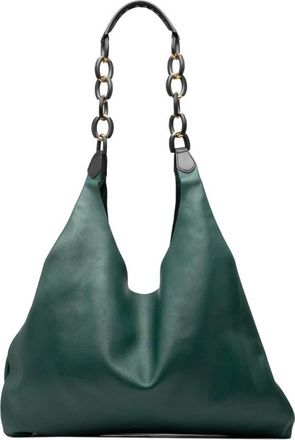 Burberry Pre-owned Shoulder Bags, female, Green, Size: ONE SIZE Pre-owned Hobo Bag