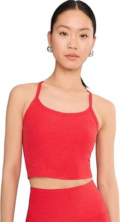 Beyond Yoga Spacedye Slim Racerback Cropped Tank Top Womens Clothing Chili Red Heather : 2XS, Elastane/Polyester