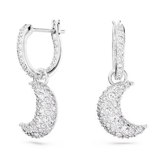 Swarovski Rhodium Plated Lunda Drop Earrings