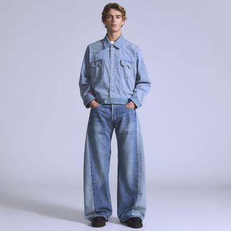 Levi's 1980s 501 Customized Jeans - Mens - 29X32 - Blue