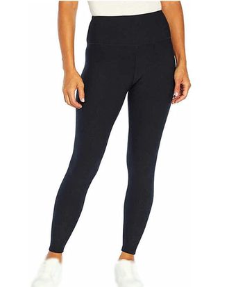 Orvis Womens Midweight High Rise Fleeced Lined Legging, Black, S