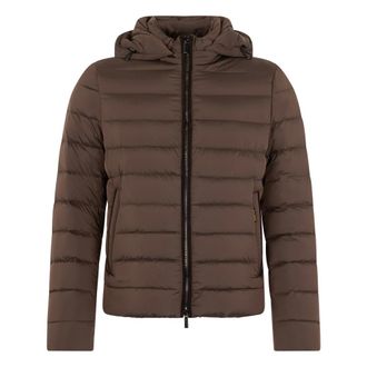 Moorer Jassen, Heren, Bruin, M, Polyester, Eurico-S3C Gewatteerde Jas