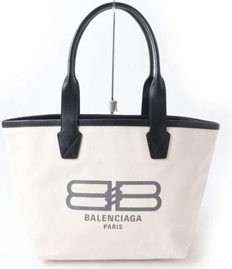 Balenciaga Black Ivory Tote Bag (Pre-Owned)