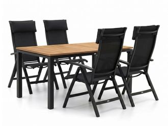 Bellagio la vita attrattiva Bellagio Lugo/Linosa 180cm dining tuinset 5-delig verstelbaar