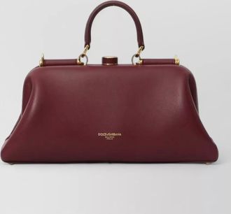 Dolce & Gabbana grandma medium leather clutch bag