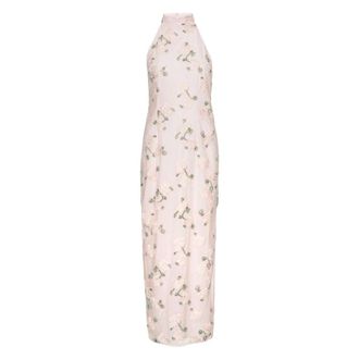 Rotate Rotate Birger Christensen, Dames, Jurken, Roze, Maat: XS Leer