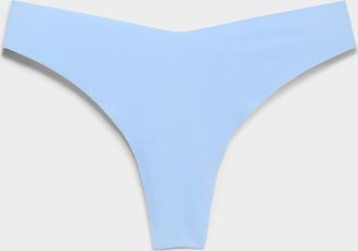 Miiyu Womens Dense laser-cut thong Recycled nylon