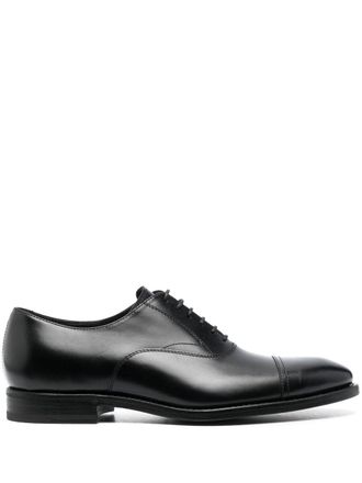 Henderson Baracco lace-up leather oxford shoes - men - Calf Leather/Calf Leather/Calf Leather - 41.5 - Black