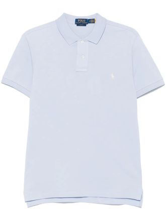 Polo Ralph Lauren Polo-Pony-motif polo shirt - men - Cotton - L - Blue