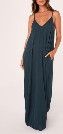 Lovestitch Gauze Maxi Dress in Dark Teal at Nordstrom Rack, Size Small/medium