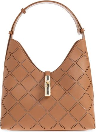 Furla Shoulder Bags, female, Brown, Size: ONE SIZE Goccia Medium Shoulder Bag