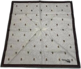 Dior Pre-owned Foulard Vintage - - Pre-owned - Donna - Beige - ONE SIZE
