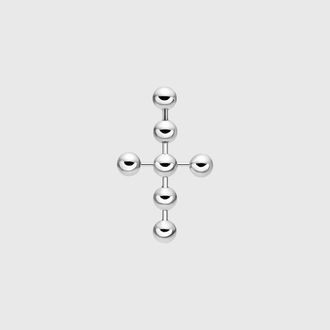 Diesel Stainless Steel Drop Earring - Earrings - Unisex - Silver