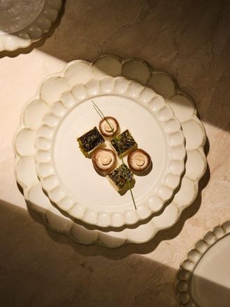 Kaneko Kohyo Coco Ceramic Dessert / Salad Plates - 8in/20cm (Set of 4)