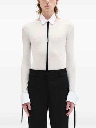 Ann Demeulemeester Ruud shirt collar - White