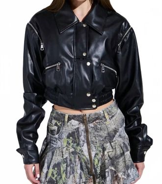 Azalea Wang Bowery Jacket In Black