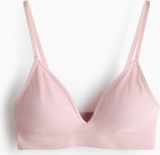 H&M Gepolsterter Soft-BH Seamless - Hellrosa