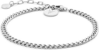 Vincero The Cuban Link Bracelet in Silver at Nordstrom