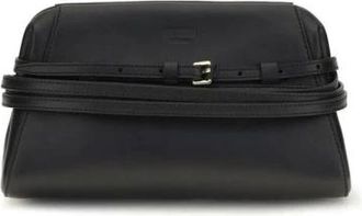 Moschino Clutch con dettaglio cintura - - Bags - Donna - Nero - ONE SIZE