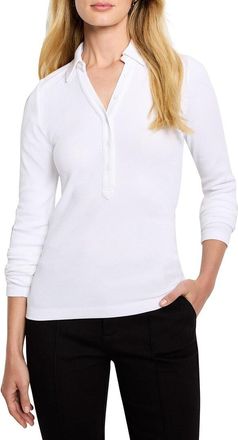 Nic+Zoe Nic+Zoe Perfect Knit Rib Polo Shirt