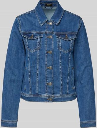 More & More More & More Jeansjacke mit Brustpattentaschen in Jeansblau, Gr&ouml;&szlig;e 38