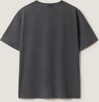 Maison Kitsun&eacute; Logo-Embroidered T-Shirt - Black