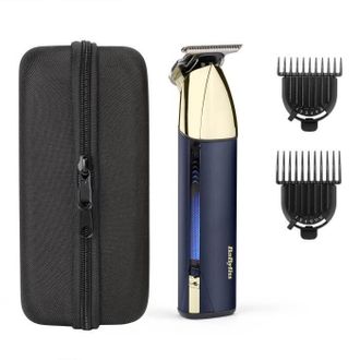 BaByliss Cortadora De Barba Inal&aacute;mbrica - Babyliss - T992e Super-x Metal - Autonom&iacute;a 5 H - Edici&oacute;n Gold & Navy