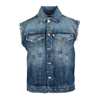 Department Five Waistcoats, female, Blue, S, Capospalla