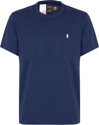 Polo Ralph Lauren S/S Crew-Sleep-Top - Heren - T-shirts - Blauw - L - Katoen - Tops