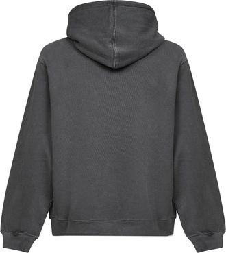 Carhartt Work in Progress Mens Hooded Torion Hoodie Grey Cotton Sweatshirts Sweater