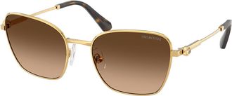 Swarovski SK7029 400774 Womens Sunglasses Gold Size 58