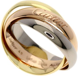 Cartier Yellow Gold (18K) Pink Gold (18K) White Gold (18K) Band Ring (Pre-Owned)