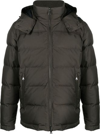 Paul & Shark Save the Sea down jacket - men - Down/Polyester/Polyester/Feather - XXXL - Green