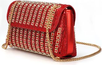 Lady Couture Idol, Multi Jewel Shoulder Bag in Red at Nordstrom