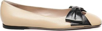 Valentino Garavani Bowow Leather Ballet Flats
