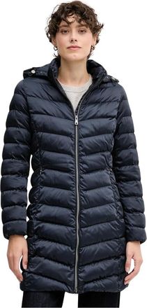 Geox Zosma Quilted Jacket - Dames - Winterjassen - Blauw - XL - Polyester - Jassen