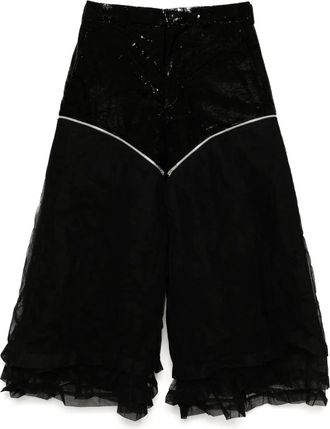 Comme Des Gar&ccedil;ons Pantaloni a gamba ampia - Nero