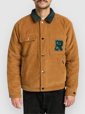 Rvca Post Dayshift Cord Jacke camel