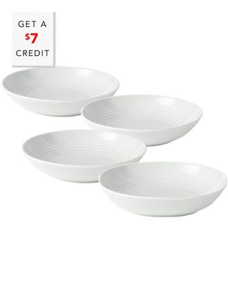 Royal Doulton Exclusively For Gordon Ramsay Maze White Open Vegetable/Pasta Bowls With $7 Credit