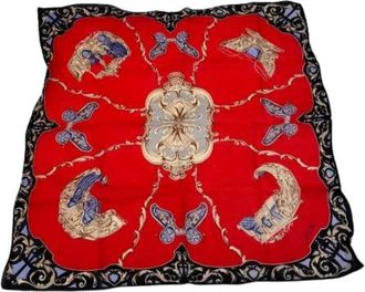 Celine Pre-owned Vintage Scarf - - Pre-owned - Donna - Rosso - ONE SIZE