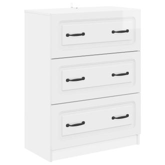 vidaXL Cajonera 66 X 34,5 X 87 Cm Madera De Ingenier&iacute;a Vidaxl