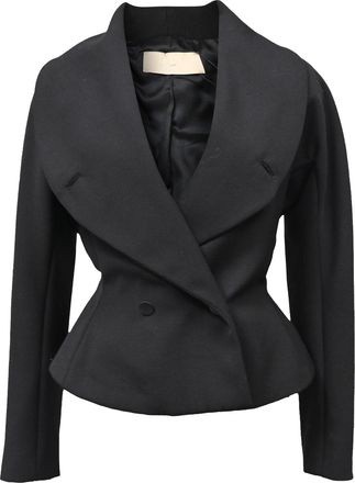 Alaia Alaïa Double-Breasted Jacket in Black Polyester