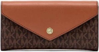 Michael Kors Jet Set Travel Large East-West Continental - Dames - Portefeuilles - Bruin - ONE Size - Accessoires