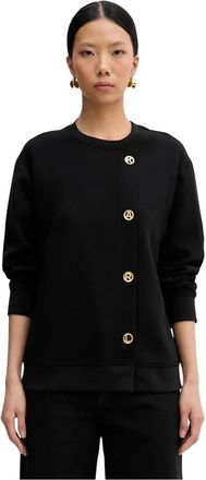 Karl Lagerfeld Daily Sweatshirt - Dames - Sweatshirts - Zwart - S - Polyester - Hoodies & sweatvesten