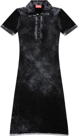 Diesel Midi Dress with Button Placket