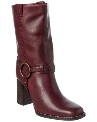 Free People Hayden Harness Leather Boot