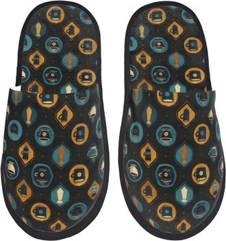 Generic Happy Father Day (2) Women Men Shoes Soft Slippers Cosy House Shoes For Winter Outdoor Indoor M