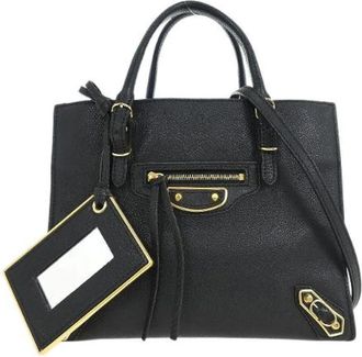 Balenciaga Pre-owned Handbags, female, Black, Size: ONE SIZE Pre-owned Vintage Handbag