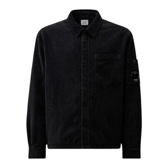C.P. Company Overshirt imbottita in velluto a coste - - Shirts - Uomo - Nero - L